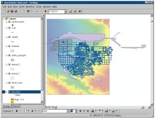 如何使用ArcMap软件用高程格网数据创建图层
