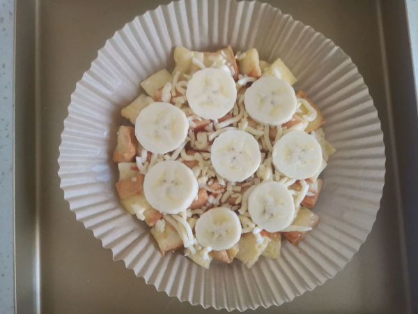 蓝莓香蕉吐司披萨