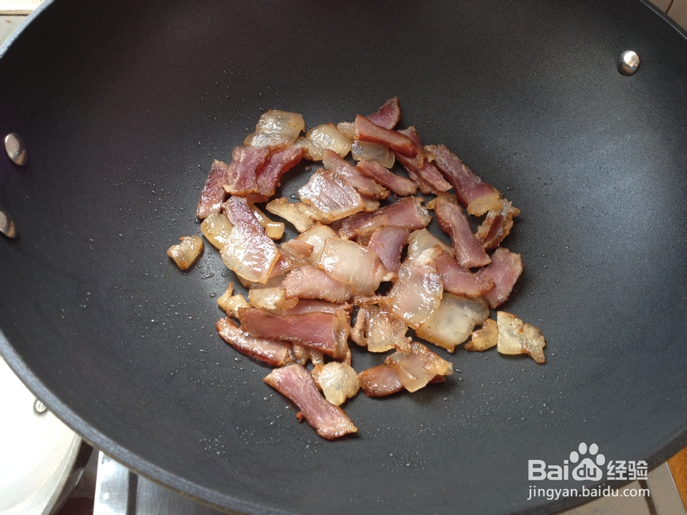 腊肉炒蒜苗怎么做