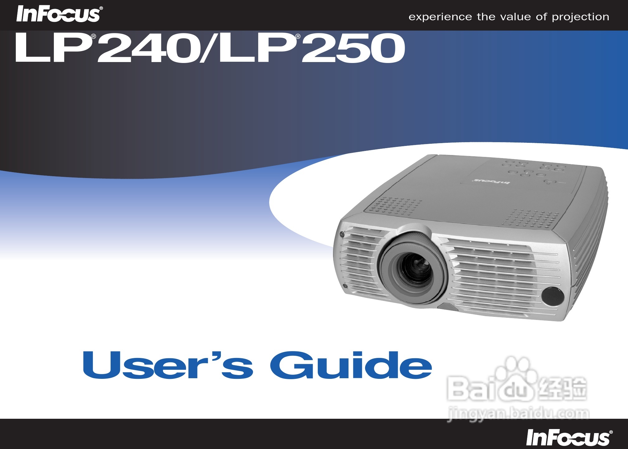 富可视 LP240投影机说明书:[1]