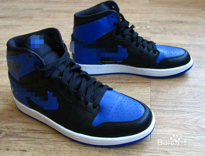 aj1黑蓝怎么辨别真假