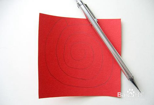 折纸DIY,玫瑰花的折法