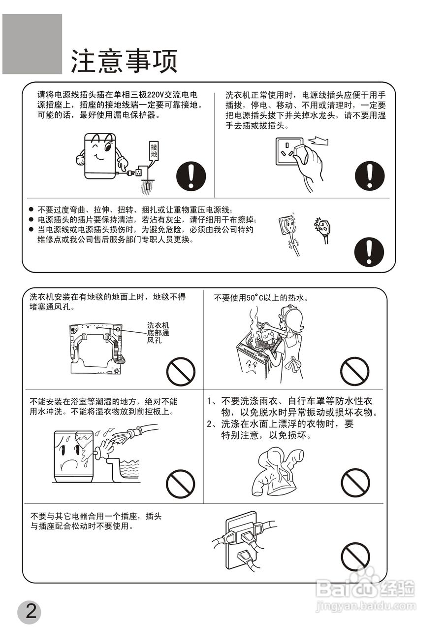 海尔洗衣机XQB60-JN手搓式使用说明书:[1]