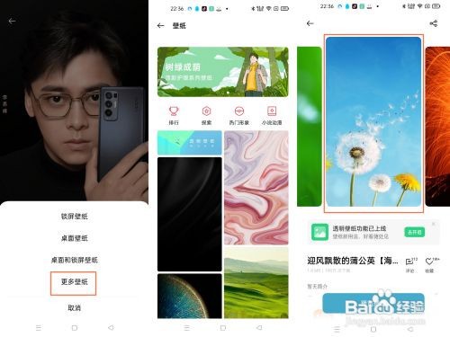 OPPO Find X3如何更改默认手机壁纸