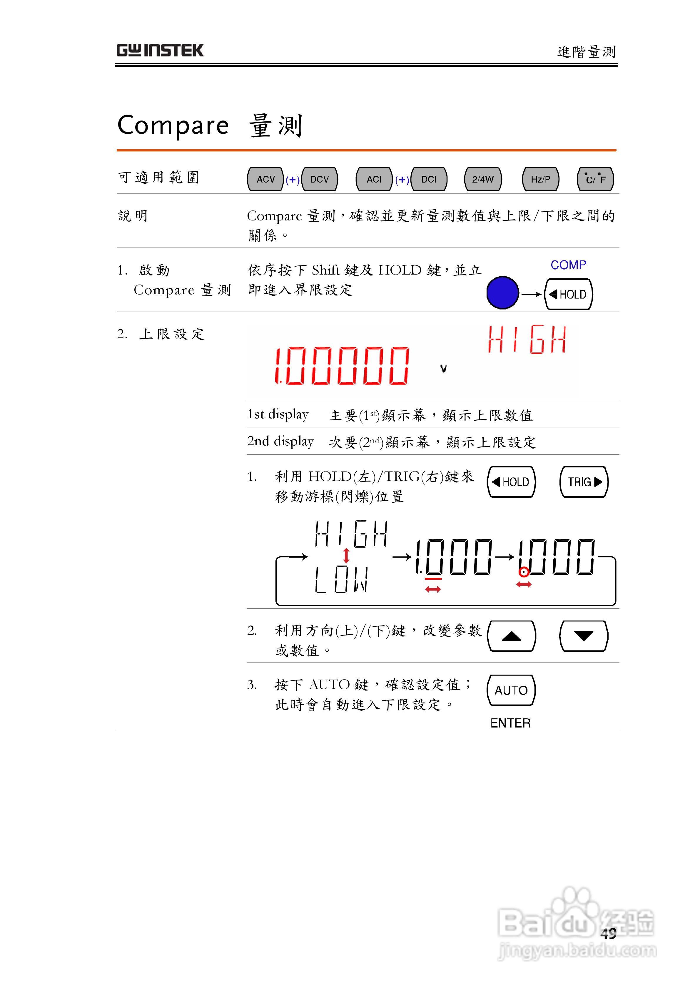 固纬GDM-8255A数字万用表使用说明书:[5]