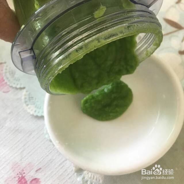 6个月宝宝辅食--西蓝花泥