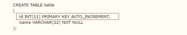 在mysql中如何创建带有约束的表