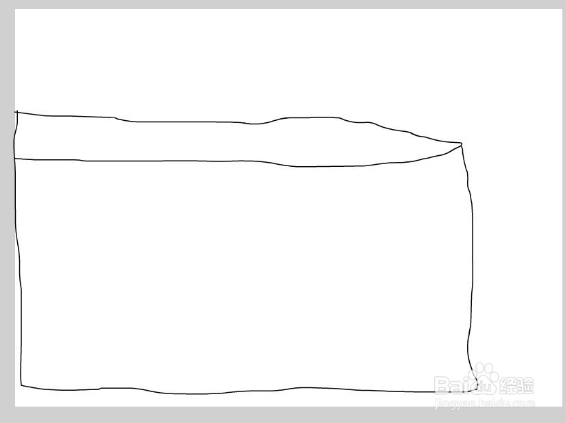 flash绘制一个山崖背景