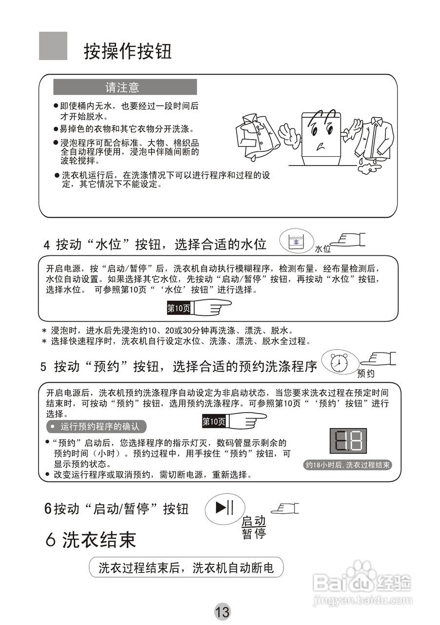 大神童海尔洗衣机使用图片