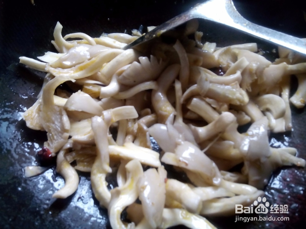 蘑菇炒青菜的做法