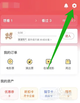 猫眼如何开启移动流量自动播放