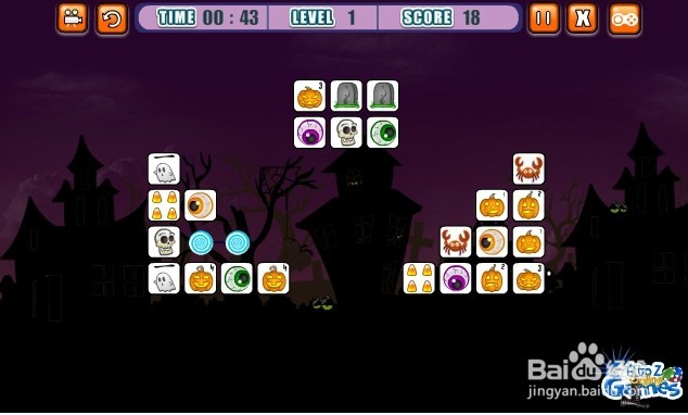 万圣节搞怪连连看攻略