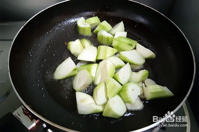 鲜美丝瓜炒虾仁