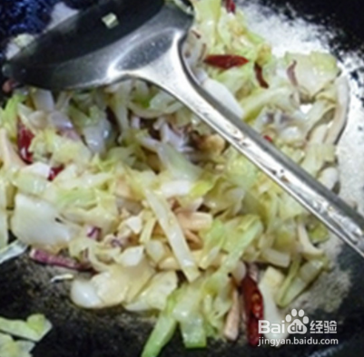 包心菜炒鱿鱼