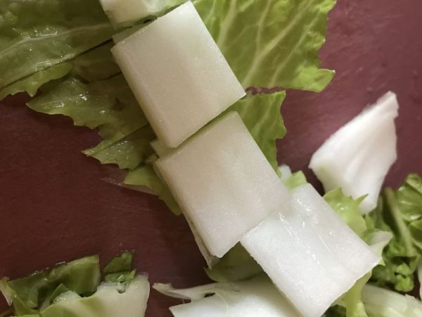 白菜鱼丸咖喱饭