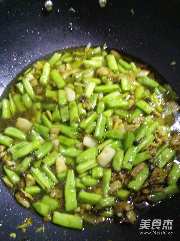 肉末榄菜四季豆