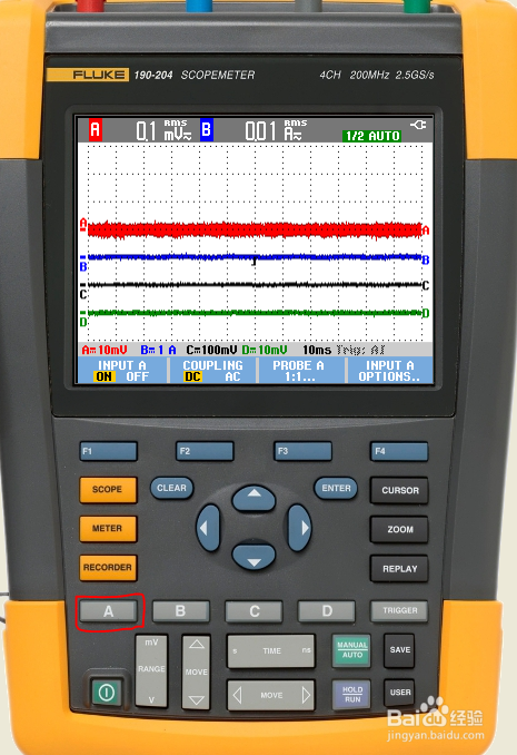 F190 II 示波表探头的校准方法