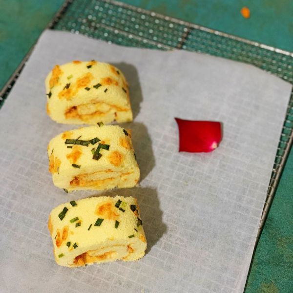 葱香肉松蛋糕卷