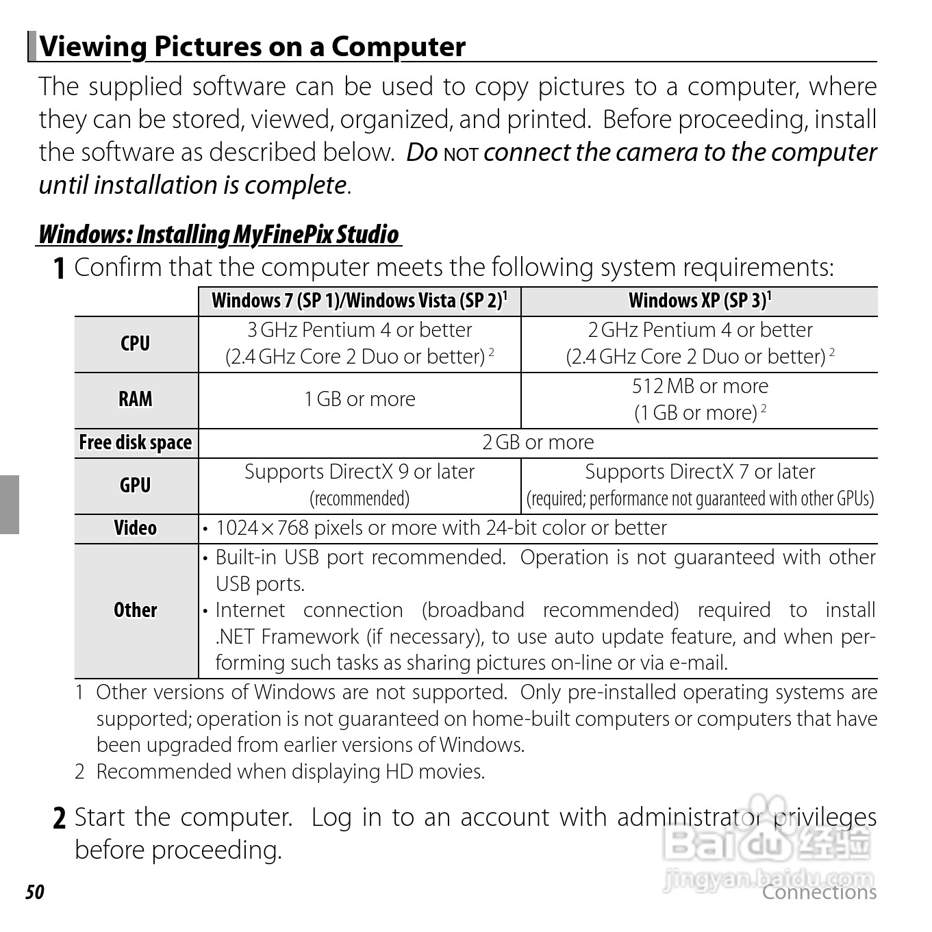富士FinePix JX420数码相机说明书:[7]