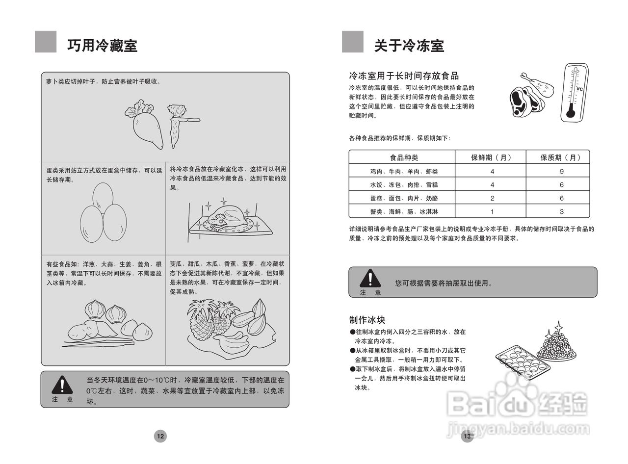海尔冰箱BCD-215LV型说明书
