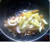 韭花香干炒腊肉