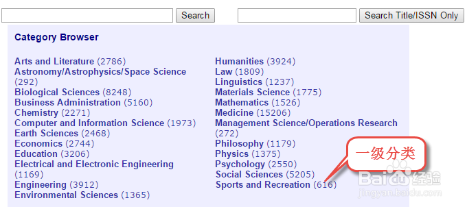 查找Journal Citation Report的期刊全名及网址