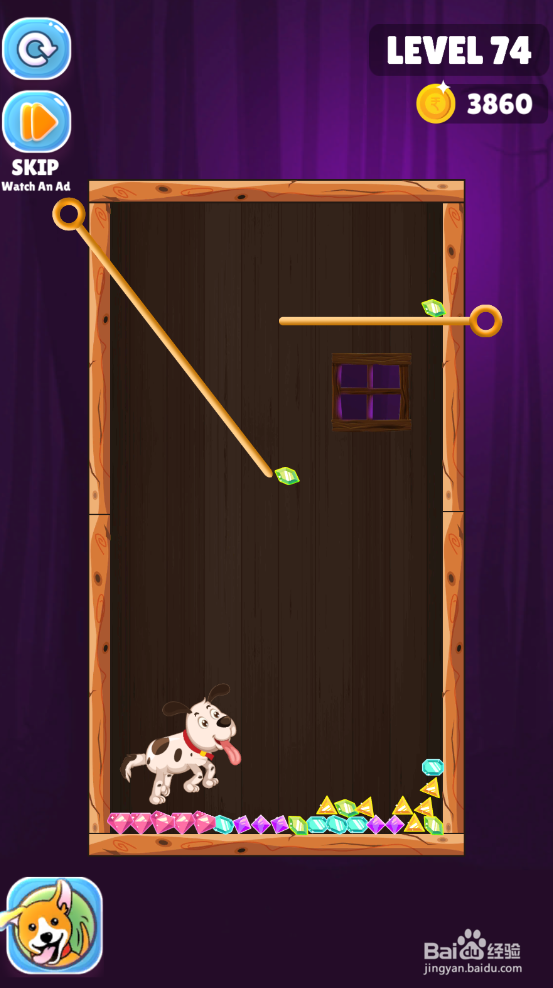 Save The Puppy的LEVEL 74如何过关？