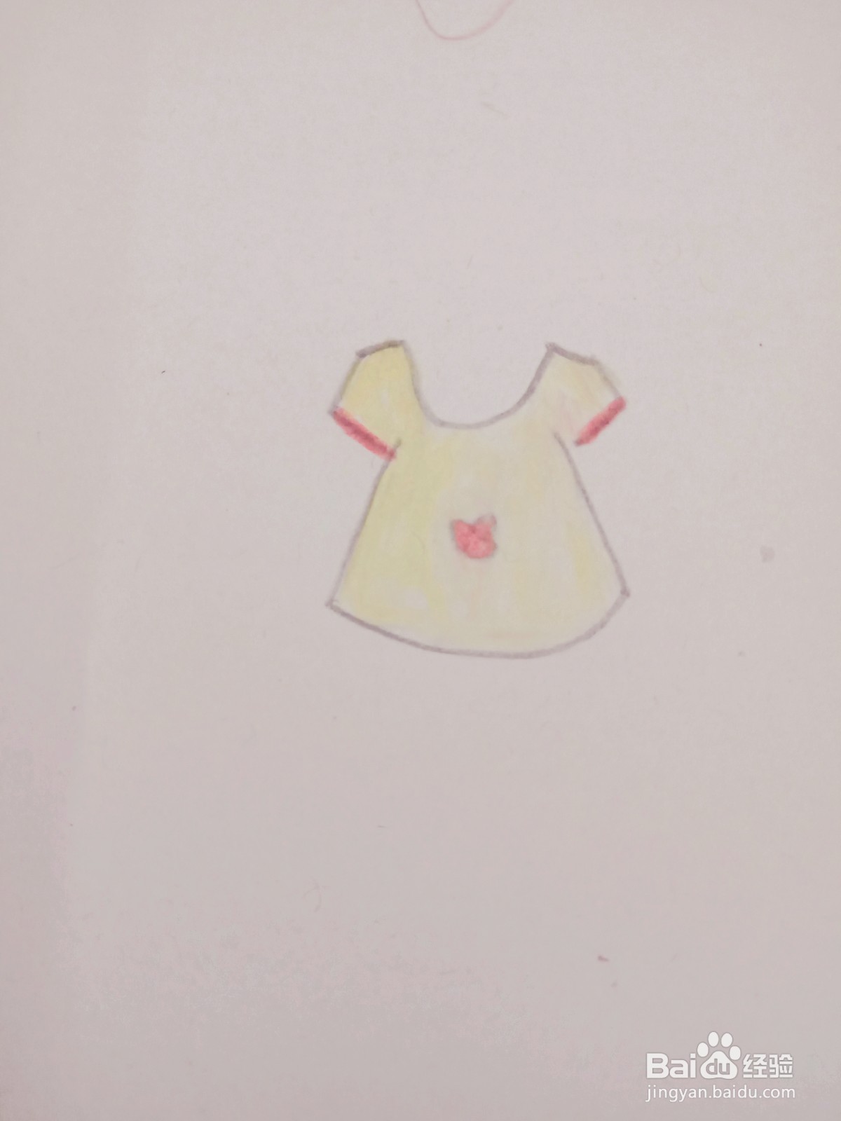 衣服的简笔画之四