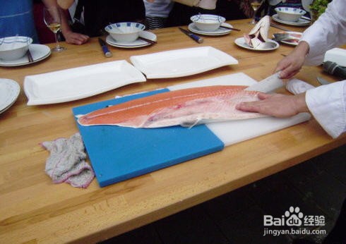 三文鱼各部位切片图解
