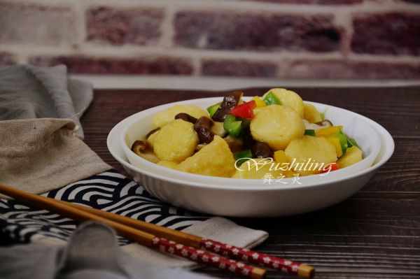 玉子豆腐烧香菇