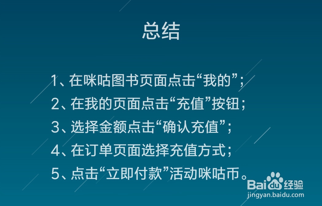 咪咕阅读怎么充值咪咕币