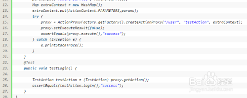 怎么编写action的单元测试