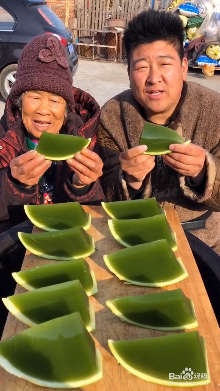 超级简单易学的西瓜抹茶果冻怎样做