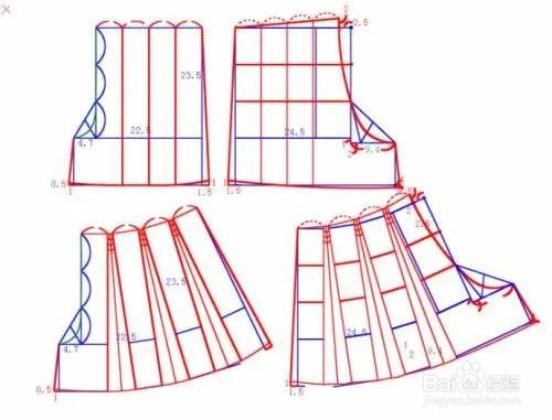松紧腰裙裤的裁剪方法