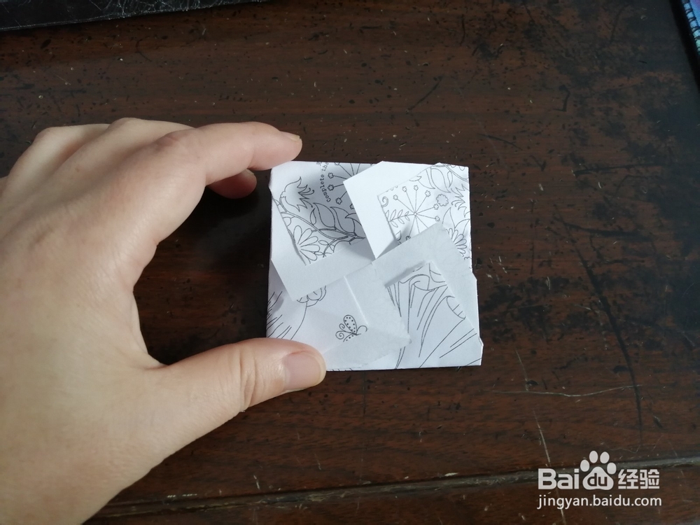 像万字符的杯垫怎么用纸折