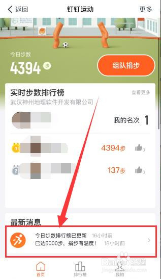 怎么在钉钉捐步数