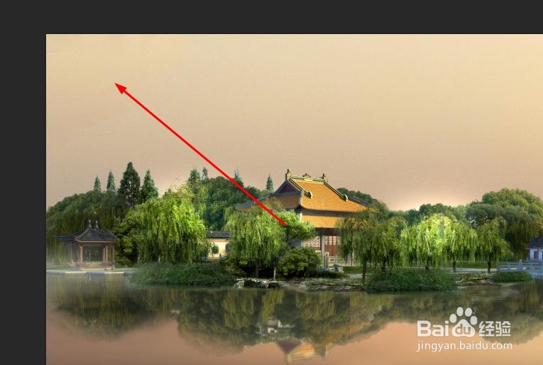 Photoshop如何快速去掉画面中不要的内容