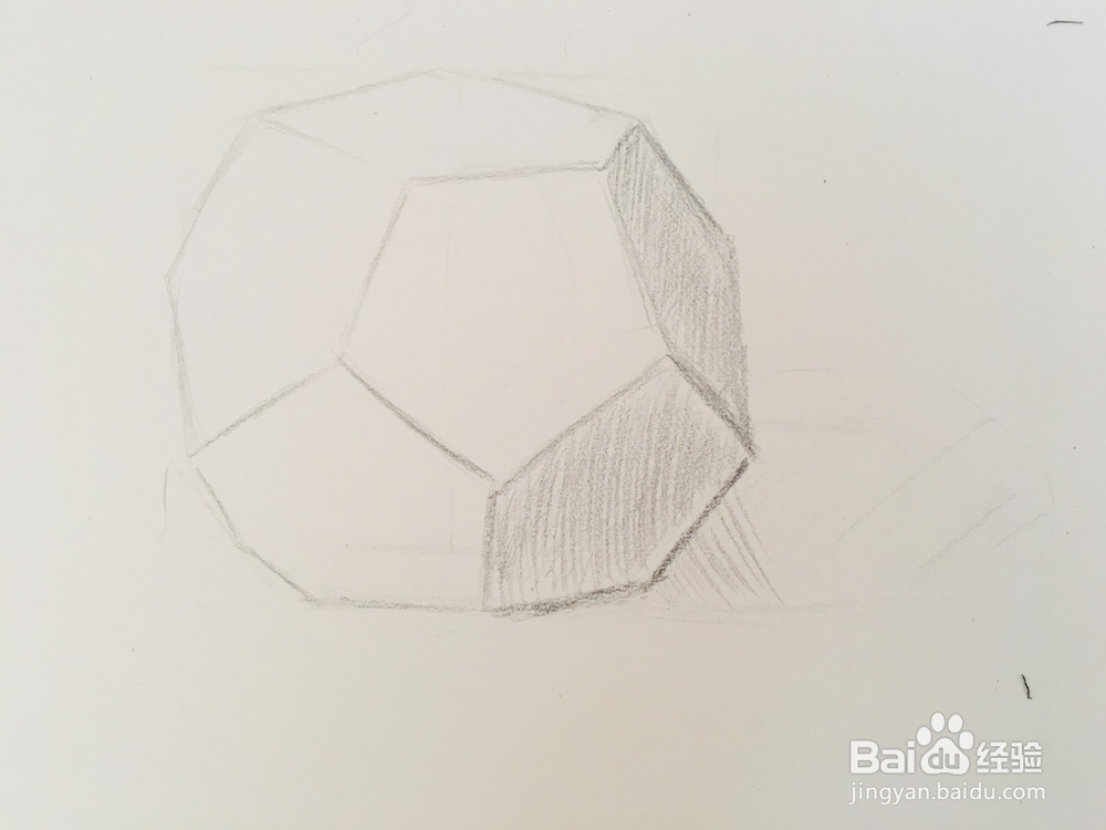素描十二面体怎么画