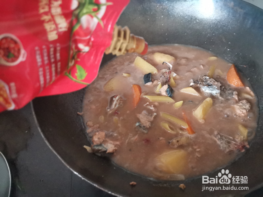 鱼汤炖意大利面