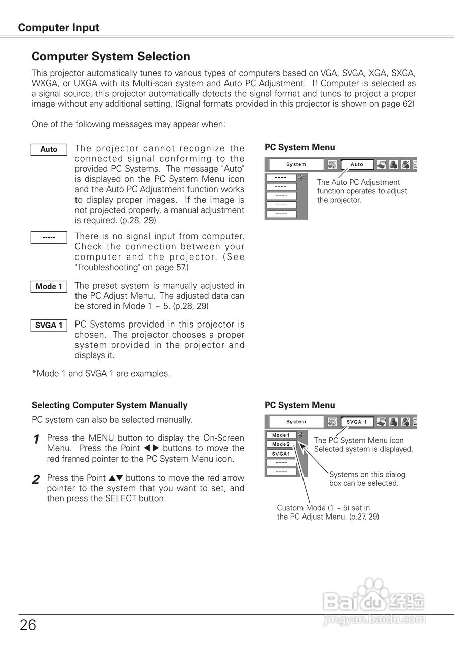 三洋 PLC-XU75A投影机说明书:[3]