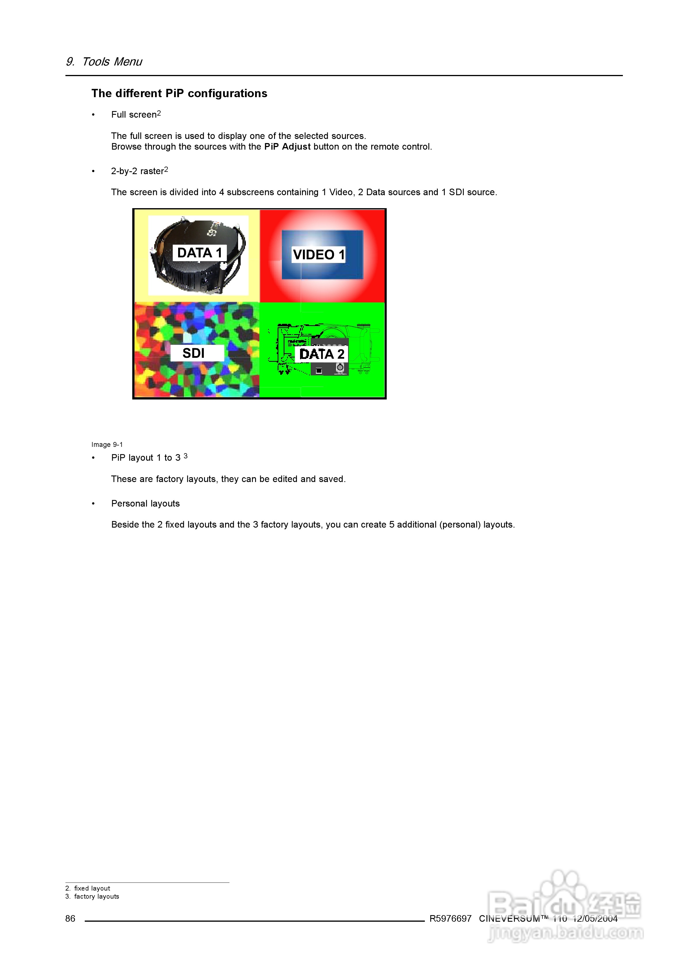 Barco巴可 Cine VERSUM 110投影机说明书:[9]