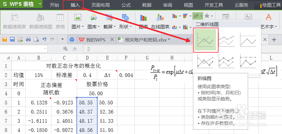 EXCEL制作模拟股票走势