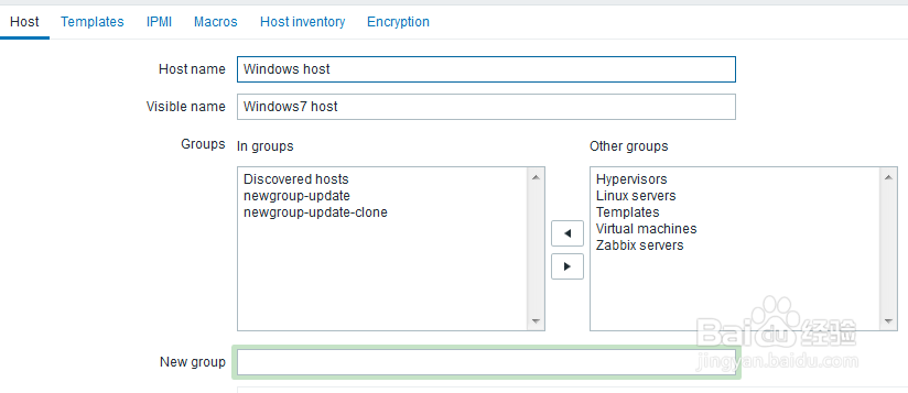 如何在zabbix的web管理中修改主机？