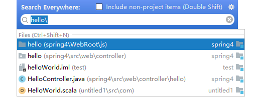 intellij idea 怎么全局搜索