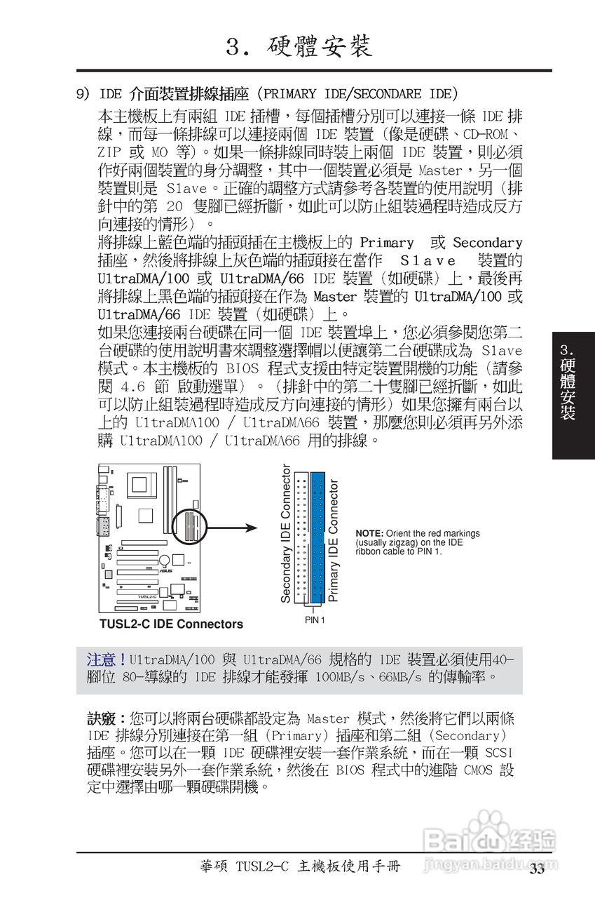 ASUS主机板TUSL2-C使用手册:[4]