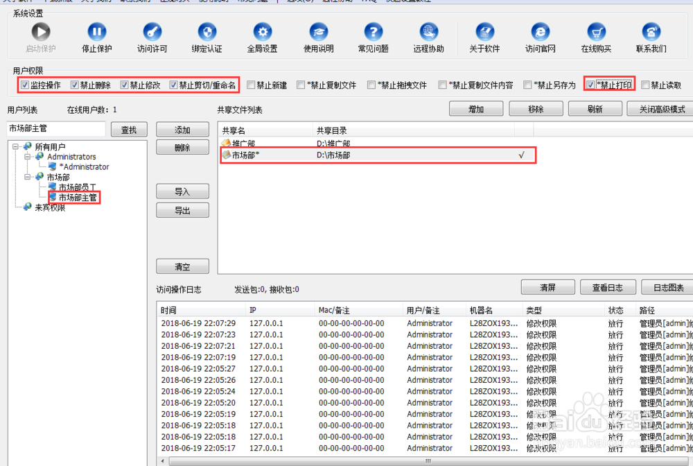 中小型企业共享文件应该如何进行权限设置？