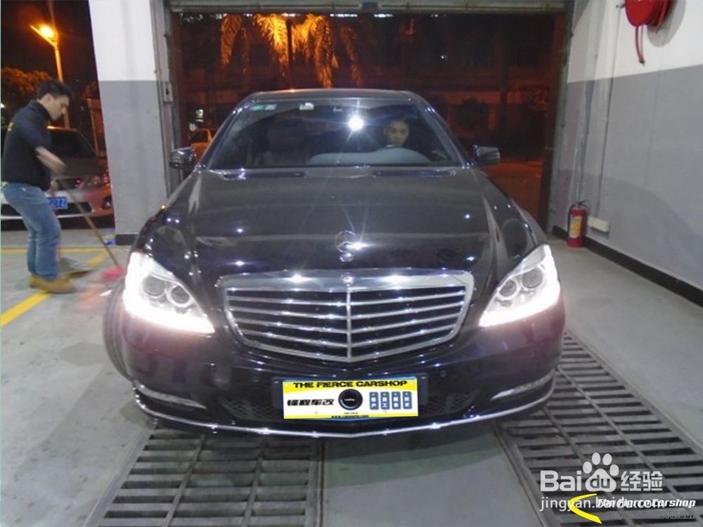 百万豪车奔驰S350灯光升级原装进口海拉5透镜