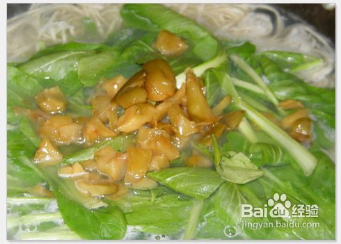 青菜鸡蛋面怎么做
