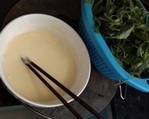 油炸汉菜(苋菜)的做法