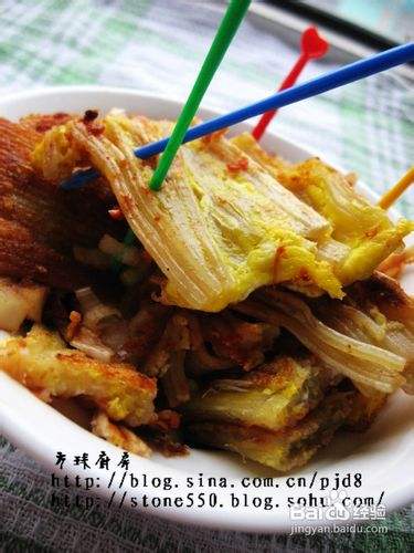 风靡黑龙江的街头小吃--烤冷面